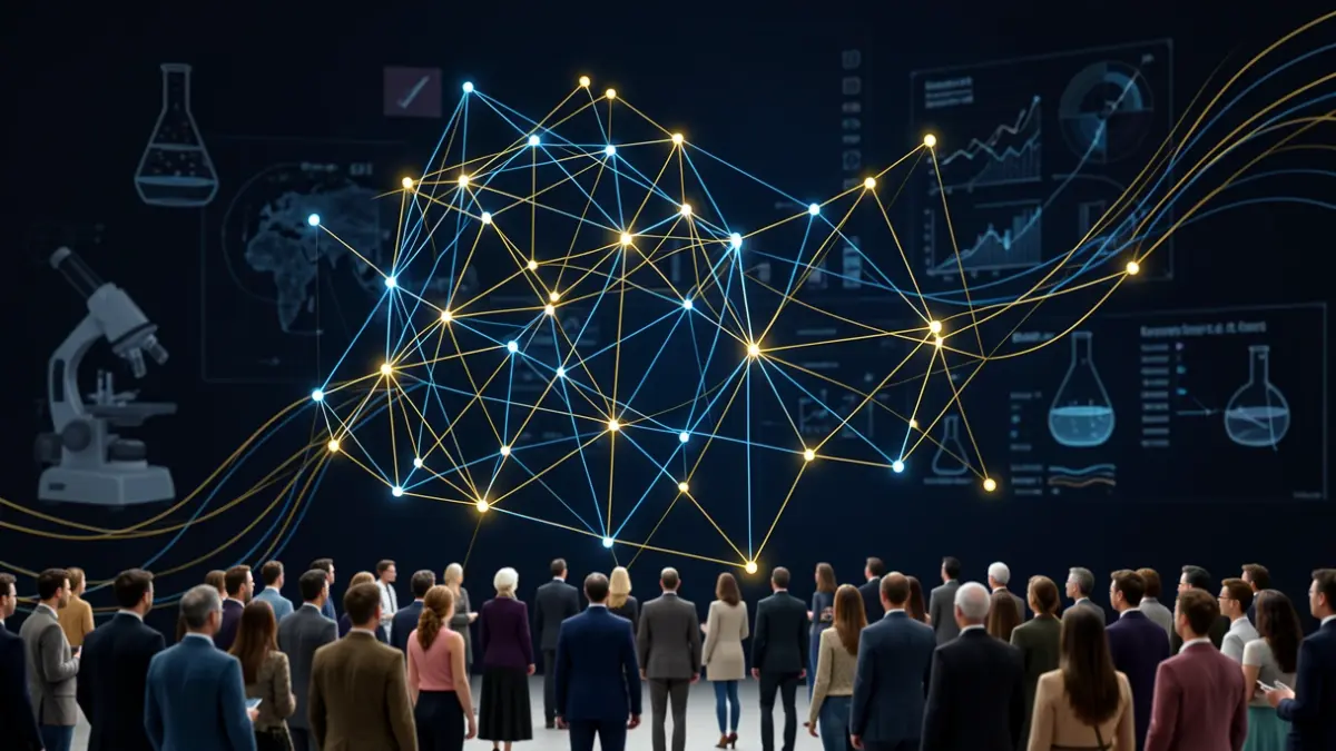 Generic image of European funding for research and innovation, with interconnected nodes and glowing lines.
