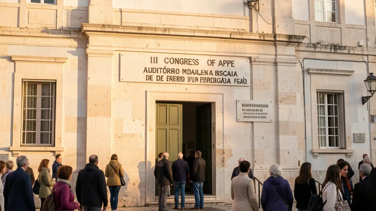 Fachada do Auditório Madalena Biscaia de Azeredo Peredigão em Figueira da Foz, local do II Congresso da APPE.