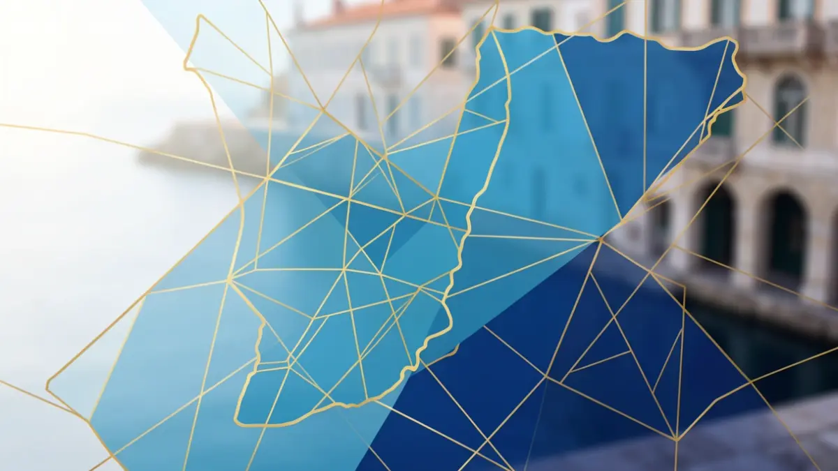 Generic image of abstract elements representing Portugal's global economy.